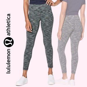 Lululemon Wunder Under Hi-Rise 7/8 Tight Leggings Wee Are From Space Black Slate